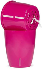 Santino ASTI 9.2 Inch Self Watering Planter Gold/Black for Indoor Plants - Premium Quality Modern Plastic Planter Pot w/Water Level Indicator for All House Herbs, African Violets and Dahlias