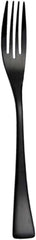 Stainless Steel Black Dinner Fork Western Cutlery Food Serving Fork for Elegant Dining Sturdy Tableware for Home Use