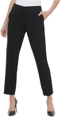 Tommy Hilfiger Women's Sloane Elastic Waistback Ankle Trouser Dress Pants