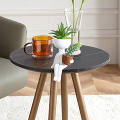 Face Planters Pots Resin Planters for Indoor Plants Small Succulent Pots Waterproof Resin Cactus Planter Modern Vases for Office Desk Shelf Decor 2