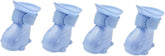 4Pcs Dog Rain Boots Non Slip Puppy Shoes for Dogs Comfortable and Durable Slip Rain Shoes for Outdoor Use Wet Conditions