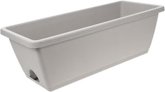 1set Resin Flower Pots Drainage and Saucer Vegetable Planter for Indoor and Outdoor Garden