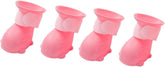 SUPVOX 4pcs Pet Rain Boots for Dogs -Resistant Dog Shoes for Rainy Days and Snowy Weather