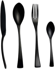 Black Forks for Cutlery Black Silverware Stainless Steel Dinner Fork Western Style Tableware