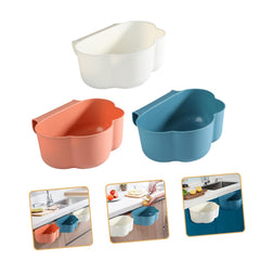 3pcs Garbage Cans for Kitchen Hanging Trash Can Waste Container Bins Lids Easy to Clean
