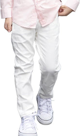 NABER Kids Boys' Casual Fashion Elastic Waist Dressy Suit Pants Age 4-14 Years