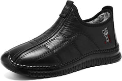 Men’s Winter Boots - Warm Insulated Snow Boots, Thick Lined Short Boots Cold Weather Protection, Soft Sole, Comfortable Fit for Outdoor Activities, Non-Slip (7,Black)