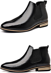 Chelsea Cowboy Boots Men Rave Emo Grunge Shoes Combat Booties - Church Neutral Retro Trendy Causal Comfortable Walking Lightweight Running Standing All Day Birthday Gifts Business Office Plus Size