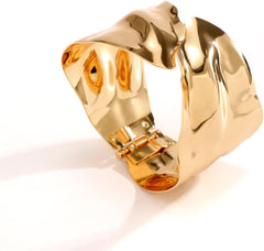 Chunky Bracelets for Women Gold Bangle Bracelets for Women Fashion-Forward Cuff Design Perfect Jewelry Present Elegant Accents for Evening Wear