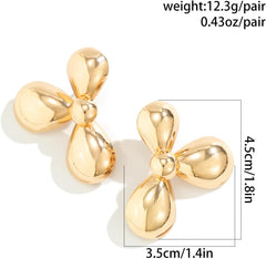 Fashion Gold Irregular Geometric Drop Dangle Earrings for Women Boho Silver Long Statement Earrings Abstract Jewelry Gift