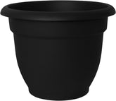 Fiskars Bloem 12 Inch Ariana Planter with Self-Watering Grid, Color Clay