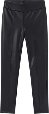 Mayoral Synthetic Leather Leggings for Girls Black