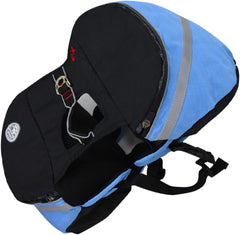 Pet Dog Sports Backpack Portable Outdoor Dog Rucksack Breathable Hound Pack Safety Leash Hook Oxford for Travel Camping Hiking s