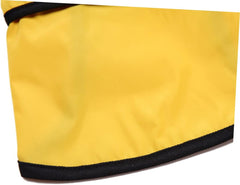 Angoily 2pcs Lovely Dog Reflective Raincoat Pet Jacket for Small Dogs and Puppies Yellow for Outdoor Walking and Running Rainy Weather