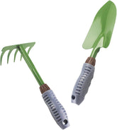 1Set Garden Tools Gardening Supplies with Heavy Duty Shovel Hand Rake Lightweight Portable Multi Functional Tools for Vegetable Gardens Flower Beds Durable