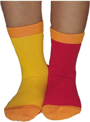 MIXIN ITUP Primary Colors Collection Socks - 3 Pair Pack - Fun Mismatch Multipack