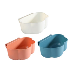 3pcs Garbage Cans for Kitchen Hanging Trash Can Waste Container Bins Lids Easy to Clean