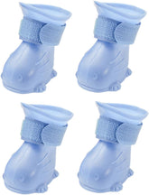 POPETPOP 4pcs Dog Rain Boots Slip Puppy Rain Shoes Outdoor Dog Boots for Winter