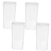 4Pcs Desktop Trash Can with Lid Multi Function Plastic Waste Basket for Kitchen Bathroom and Bedroom Garbage Bin for Home and Office Organization