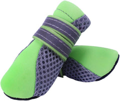 Breathable Mesh Dog Boots Nonslip Sole for Small Dogs for Hiking Running and Daily Walks Protects Paws from Abrasive