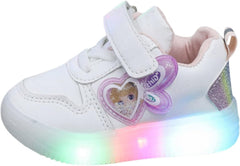 Boys Girls Sneakers Infant Kids Light Up Canvas Shoes for Toddler Toddler Girls Light Up Shoes Piđ§k Toddler Shoes
