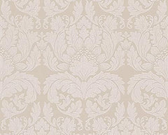 CONCORD WALLCOVERINGS ™ Metropolis 2, Urban Graphic Stripes Floral Plain Light Brown Wallpaper Sample