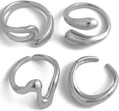 Stackable Rings for Women Ring Set Stacking Rings Knuckle Rings Stylish Jewelry Gift