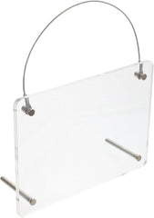 Garneck Clear Acrylic Photo Frame Wall Mounted Frameless Picture Holder for Desk Wall Versatile Display for Photos Art and Certificates and Stylish Home Decor