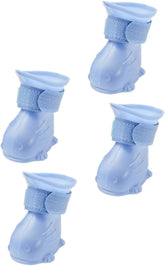 Milisten 4pcs Dog Rain Boots -Resistant Pet Shoes for Rain Easy to Carry for Outdoor Use