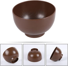 GLEAVI Japanese Style Soup Bowl Small Miso Rice Bowl Reusable Non Slip Bottom for Home Parties Restaurants Japanese Cuisine