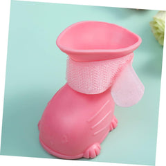 BESPORTBLE 4pcs Dog Rain Boots Outdoor Pet Footwear for Dogs Breathable and Non- Design Medium for Rainy Days and Outdoor Adventures