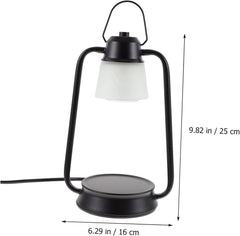 1set Simple Wax Melt Warmer Lamp for Scented Wax Jar Candles Timer Dimming Retro Design for Living Room Bedroom Office and