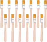 GSHLLO 20 Pcs Small Nylon Paint Brushes Wood Handle Touch Up Brushes Soft Bristle Cabinet Brushes Trim Painting Brushes Household Wall Brushes with Wooden Handle