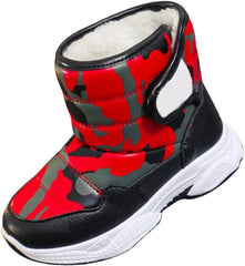Kids Chunky Warm Snow Boots Boys Girls Winter Waterš½roof Outdoor Slip š„esistant Cold Weather Comfy Soft Shoes