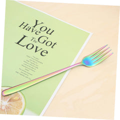 BESTOYARD Stainless Steel Dinner Forks Silverware Set for Kitchen 4-prong Forks for Western Food Fruit Serving