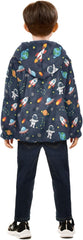 CHIFIGNO Cute Astronauts Kids Warm up Jacket Fleece Jacket for Fall Winter 3T