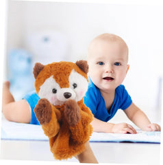 Yardwe Animal Shape Interactive Hand Puppet for Storytelling Sound Effect Doll Engaging for Develops Motor Skills Communication for Role Play Early Education