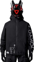 Niepce Inc Japanese Streetwear Zip Up Windbreaker Jackets for Men