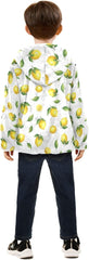 CHIFIGNO Yellow Lemons White Boys Winter Jacket Soft Winter Jackets for Toddler 3T