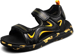 IWIHMIV Boys' Sandals Toddler Summer Shoes Boys Girls Sandals Open-toe Adjustable Straps Summer Outdoor Sport Sandals