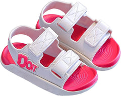 IWIHMIV Girls Sandals Girls Summer Sandals Toddler Summer Sandals Breathable Non-Slip Water Shoes for Beach Pool