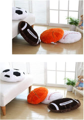 Soccer Ball Sports Pillow Fluffy Soft Throw Pillow Toy ,9" Orbicular Durable Sport Soccer Ball Plush Toys,Plush Pillow Toys Gift for Kids Boy Girls Children Room Decoration