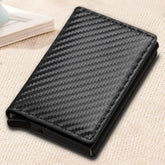 Minimalist RFID Blocking Wallet with 6 Card Slots for Men Perfect for ID and Credit Card Protection