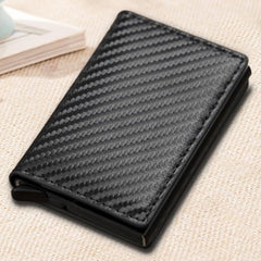 Minimalist RFID Blocking Wallet with 6 Card Slots for Men Perfect for ID and Credit Card Protection