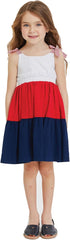 Bonnie Jean Girls Red White and Blue Americana Dress