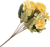 PRETYZOOM Artificial Flower Decor for Room Faux Floral Arrangement Decorative Plant for Home Office No Watering Needed Easy Maintenance