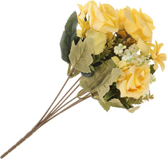 PRETYZOOM Artificial Flower Decor for Room Faux Floral Arrangement Decorative Plant for Home Office No Watering Needed Easy Maintenance