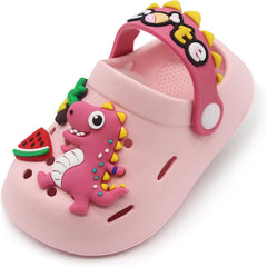 Toddler Shoes Little Kid Clogs Slide Sandals for 0-8yrs Kids Unisex Girls Shoes and Boys Shoes Garden Shoes Cartoon Slides Slip-Resistance Sandals Beach Slippers