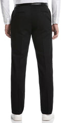 Savane Men's Geo Khaki Chino Pants with Flat Front and Expandable Waistband (Available in Big & Tall)