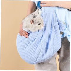 GANAZONO Cat Travel Sling Bag Lightweight Pet Carrier for Dogs Cats Backpack Portable Travel Kitten Carrier for Hiking Outdoor Sky s